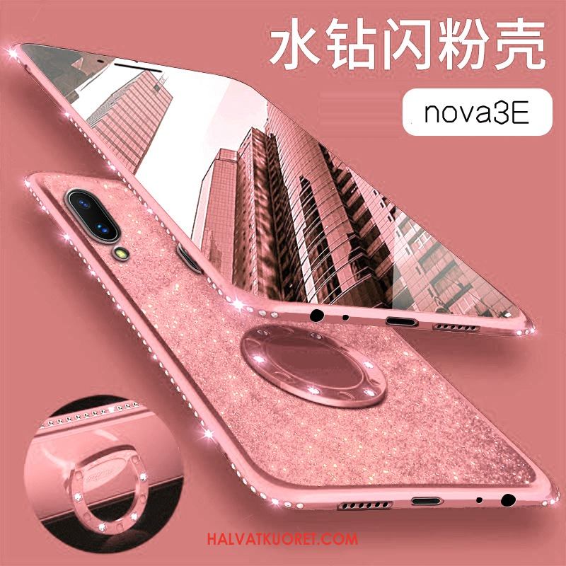 Huawei Nova 3e Kuoret All Inclusive Tide-brändi Pesty Suede, Huawei Nova 3e Kuori Ohut Ultra