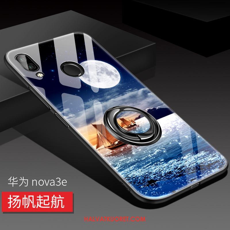 Huawei Nova 3e Kuoret Kotelo Suojaus All Inclusive, Huawei Nova 3e Kuori Luova Sininen