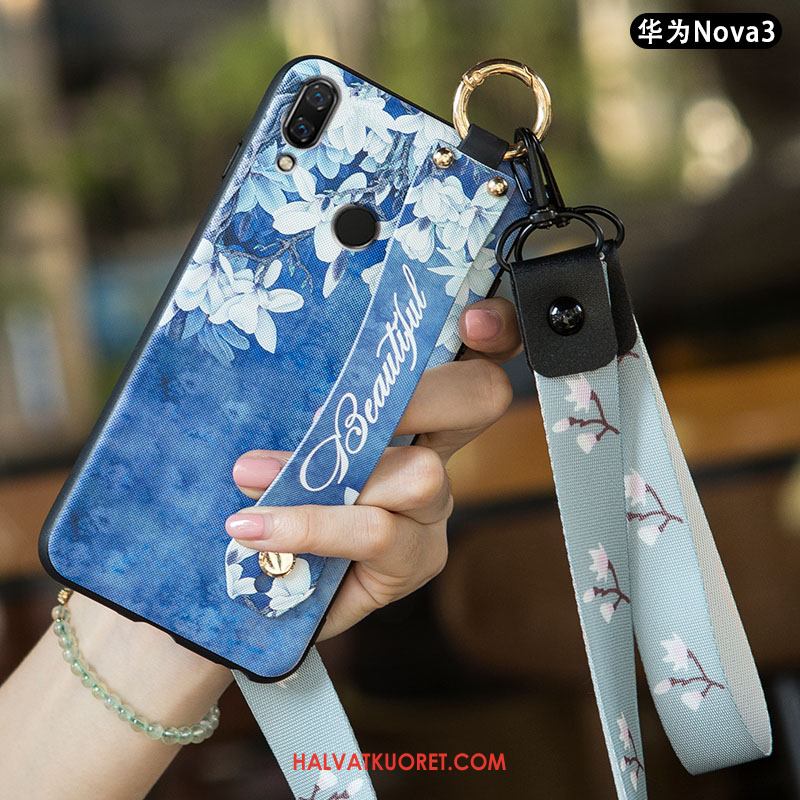 Huawei Nova 3e Kuoret Murtumaton Puhelimen, Huawei Nova 3e Kuori Pesty Suede Pehmeä Neste