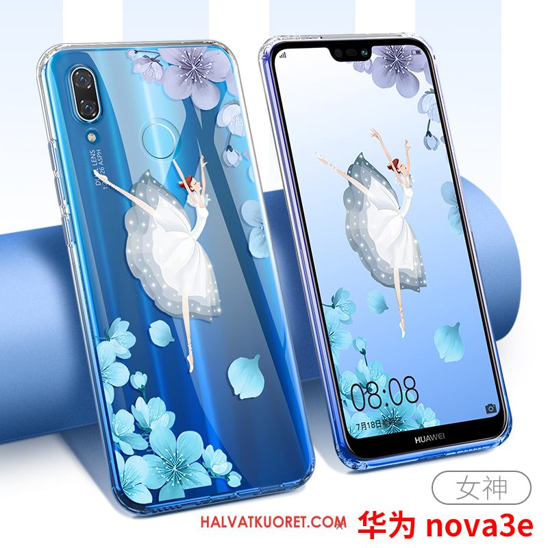 Huawei Nova 3e Kuoret Ohut Pehmeä Neste, Huawei Nova 3e Kuori Ultra Uusi