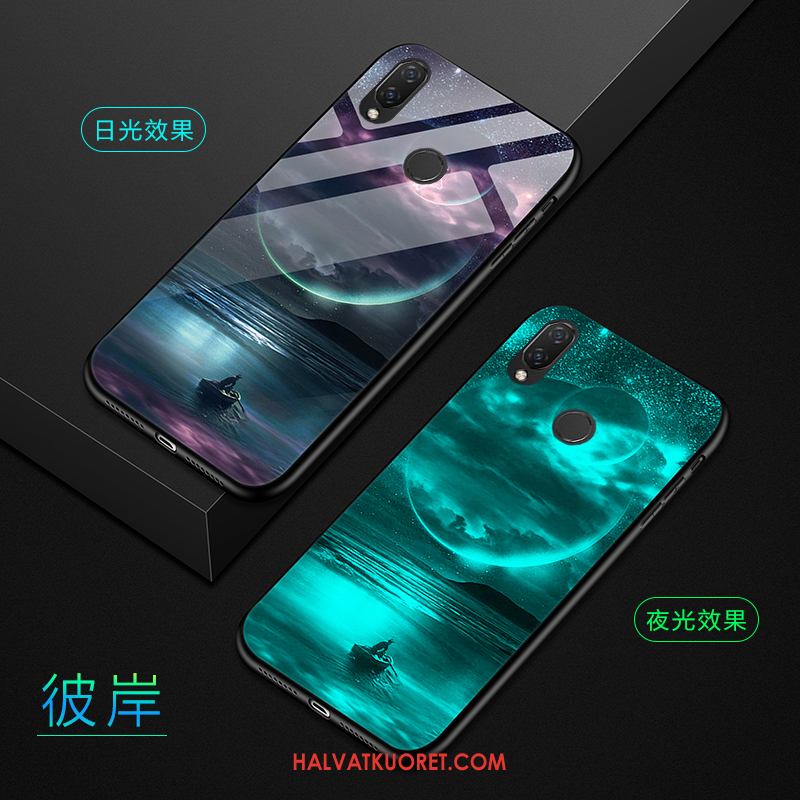 Huawei Nova 3i Kuoret Kotelo Lasi Kirkas, Huawei Nova 3i Kuori Suuntaus Musta