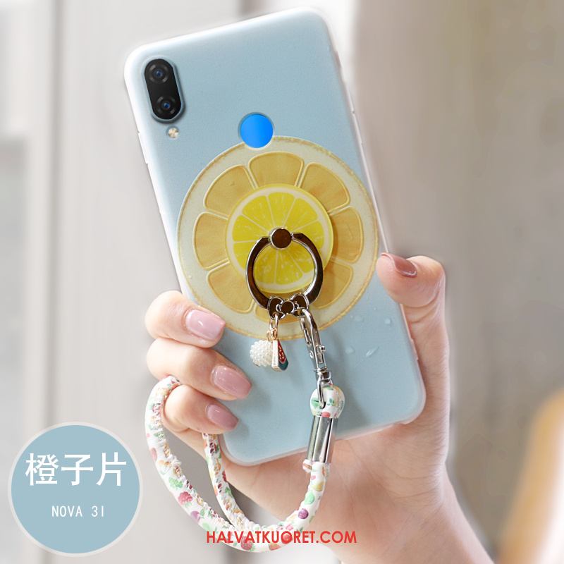 Huawei Nova 3i Kuoret Kotelo Luova Keltainen, Huawei Nova 3i Kuori Silikoni Suojaus