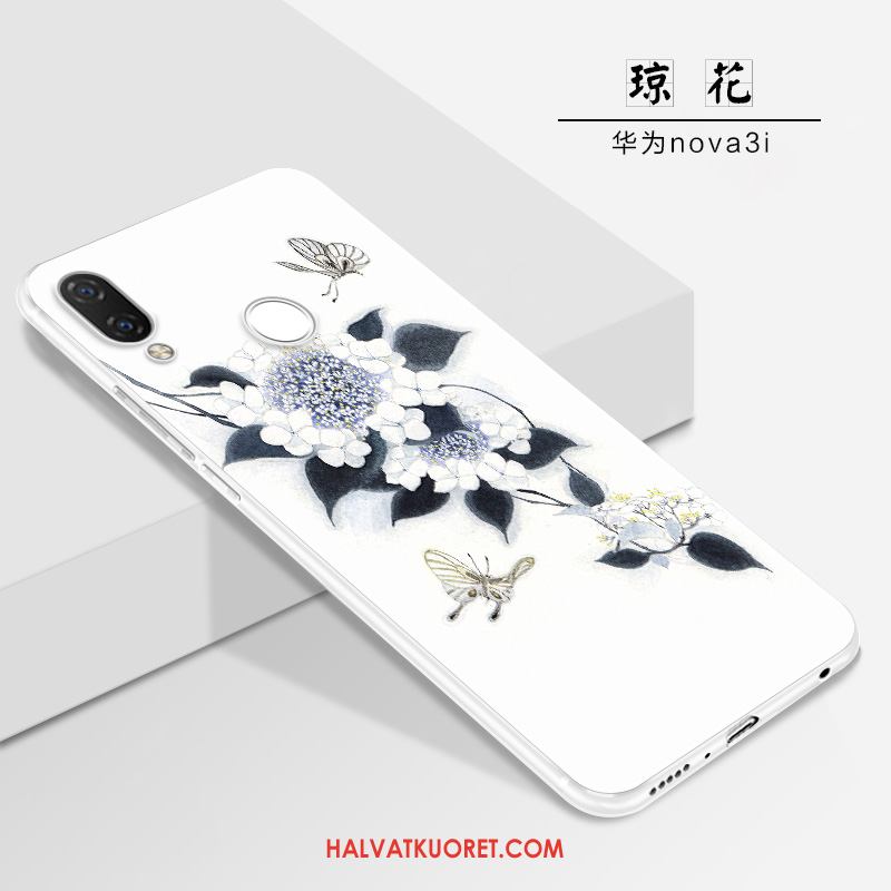 Huawei Nova 3i Kuoret Net Red Luova Ihana, Huawei Nova 3i Kuori Suojaus Pesty Suede