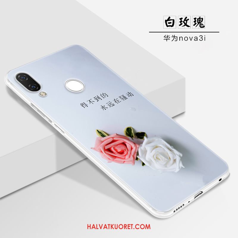 Huawei Nova 3i Kuoret Net Red Luova Ihana, Huawei Nova 3i Kuori Suojaus Pesty Suede