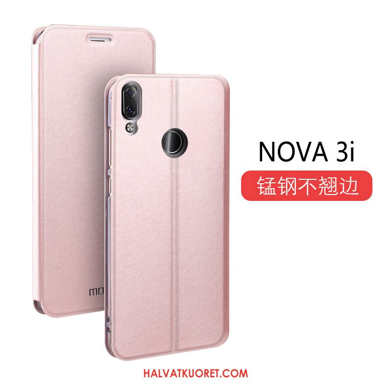 Huawei Nova 3i Kuoret Pehmeä Neste Musta Suojaus, Huawei Nova 3i Kuori Trendi Simpukka