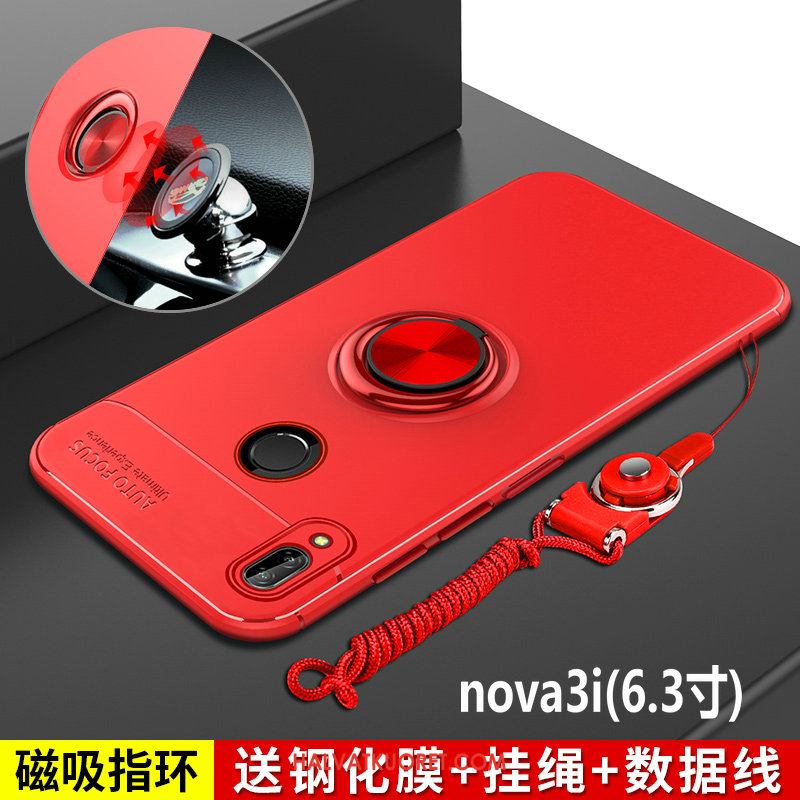 Huawei Nova 3i Kuoret Persoonallisuus Pesty Suede, Huawei Nova 3i Kuori Musta Luova
