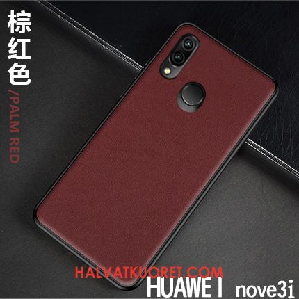 Huawei Nova 3i Kuoret Puhelimen Uusi Aito Nahka, Huawei Nova 3i Kuori All Inclusive Ylellisyys Braun