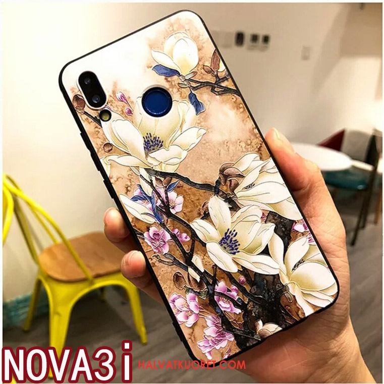 Huawei Nova 3i Kuoret Ripustettavat Koristeet Sininen Puhelimen, Huawei Nova 3i Kuori Kohokuviointi Murtumaton