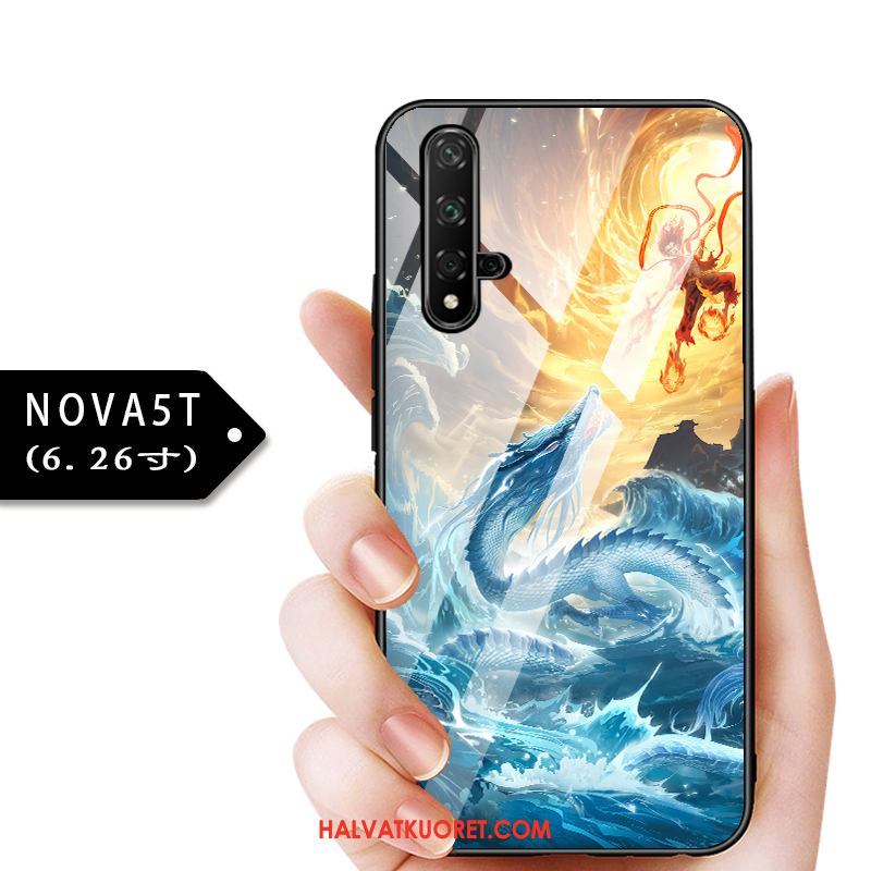 Huawei Nova 5t Kuoret Kotelo Suojaus Sininen, Huawei Nova 5t Kuori Puhelimen