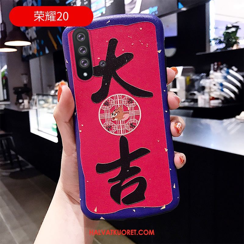 Huawei Nova 5t Kuoret Silikoni Persoonallisuus Mulberry Silkki, Huawei Nova 5t Kuori Murtumaton Kukkakuvio