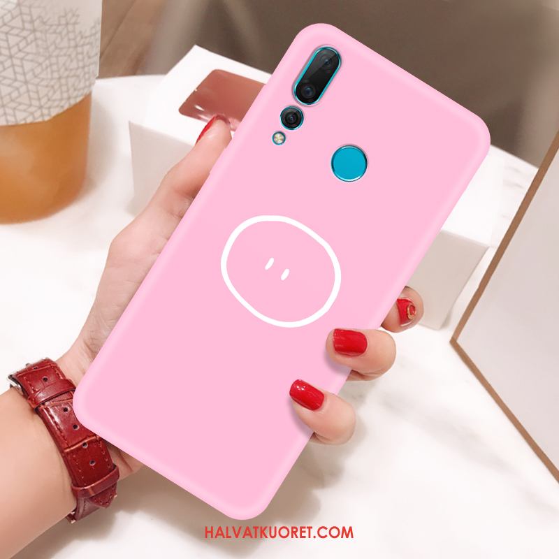 Huawei P Smart+ 2019 Kuoret All Inclusive Silikoni Sininen, Huawei P Smart+ 2019 Kuori Puhelimen Kotelo