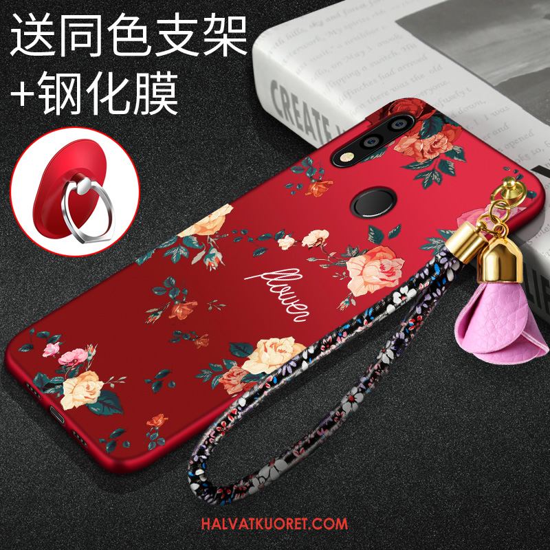 Huawei P Smart 2019 Kuoret Punainen Pesty Suede Persoonallisuus, Huawei P Smart 2019 Kuori Uusi