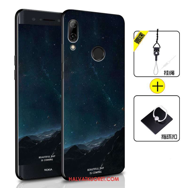 Huawei P Smart 2019 Kuoret Suojaus Pehmeä Neste Persoonallisuus, Huawei P Smart 2019 Kuori Silikoni Luova