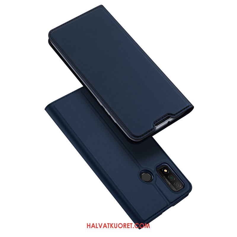 Huawei P Smart 2020 Kuoret Magneettinen Nahkakotelo Ultra, Huawei P Smart 2020 Kuori Kulta Kortti