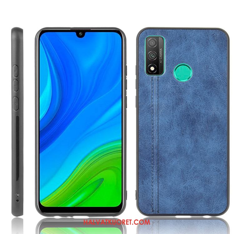 Huawei P Smart 2020 Kuoret Nahka Musta All Inclusive, Huawei P Smart 2020 Kuori Puhelimen