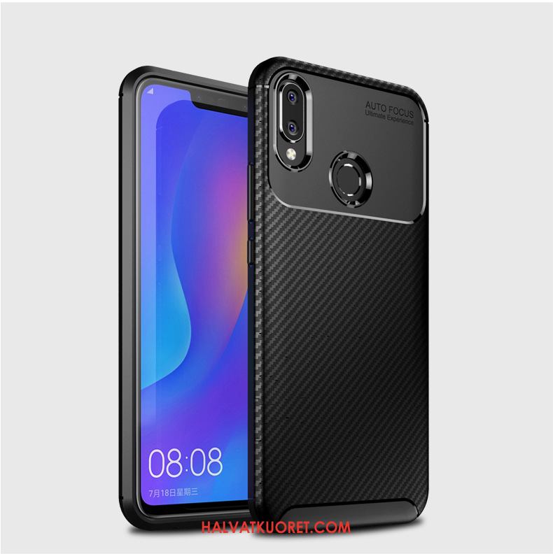 Huawei P Smart+ Kuoret Kotelo Suojaus, Huawei P Smart+ Kuori Puhelimen Tummansininen