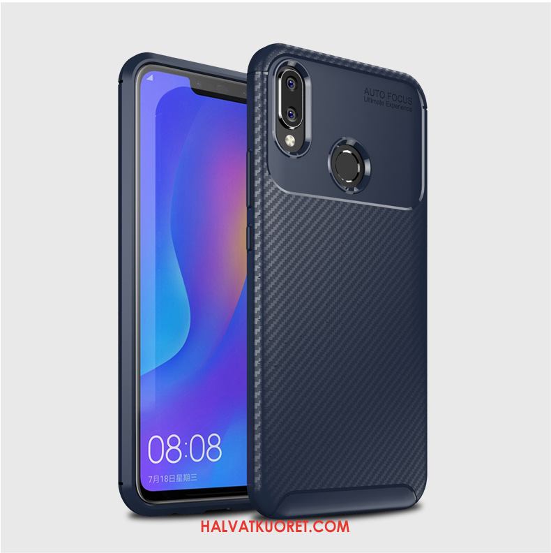 Huawei P Smart+ Kuoret Kotelo Suojaus, Huawei P Smart+ Kuori Puhelimen Tummansininen