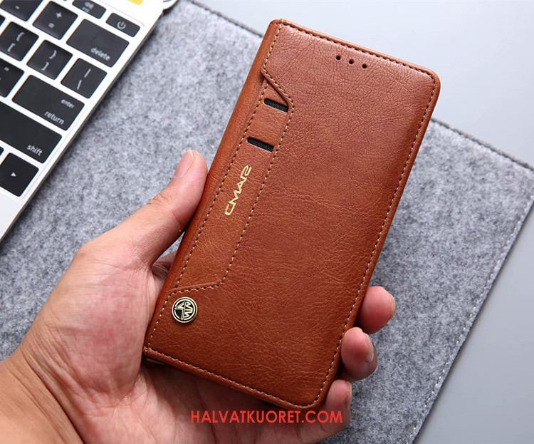 Huawei P Smart+ Kuoret Suojaus Nahkakotelo, Huawei P Smart+ Kuori All Inclusive Puhelimen Braun