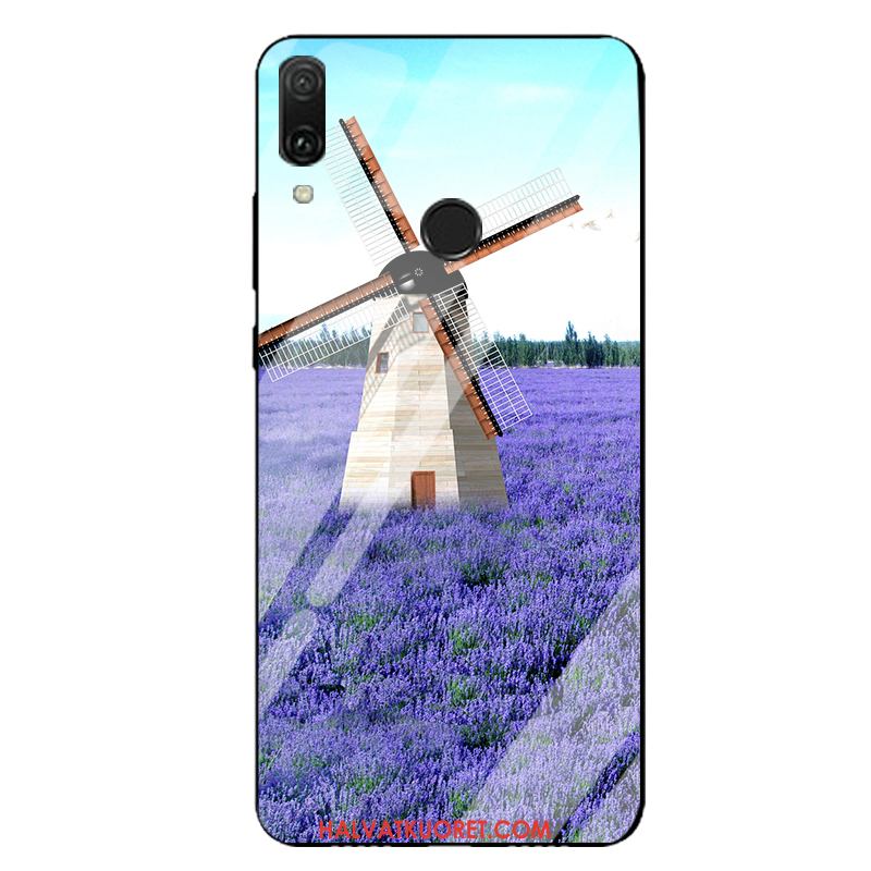 Huawei P Smart Z Kuoret Puhelimen Peili Violetti, Huawei P Smart Z Kuori Maisema