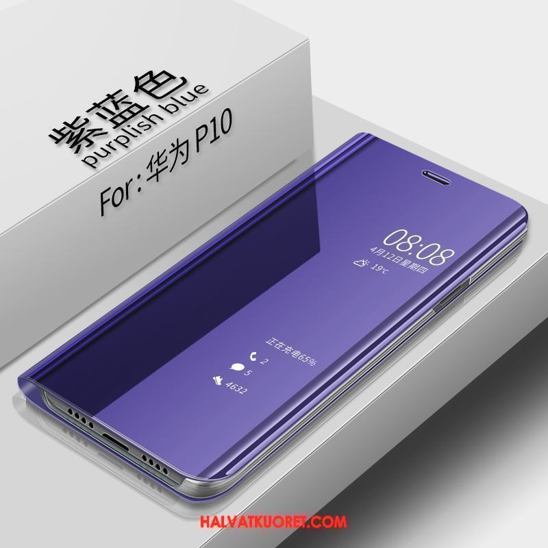 Huawei P10 Kuoret Nahkakotelo Sininen, Huawei P10 Kuori Puhelimen Näytönsuojus
