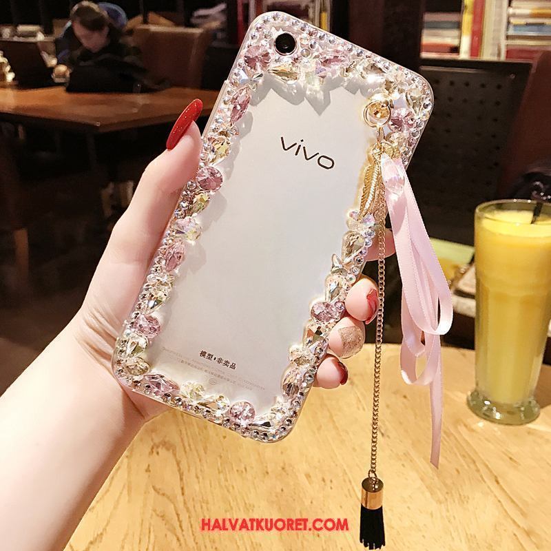 Huawei P10 Plus Kuoret Fringed Strassi Riipus, Huawei P10 Plus Kuori Kotelo Kehys