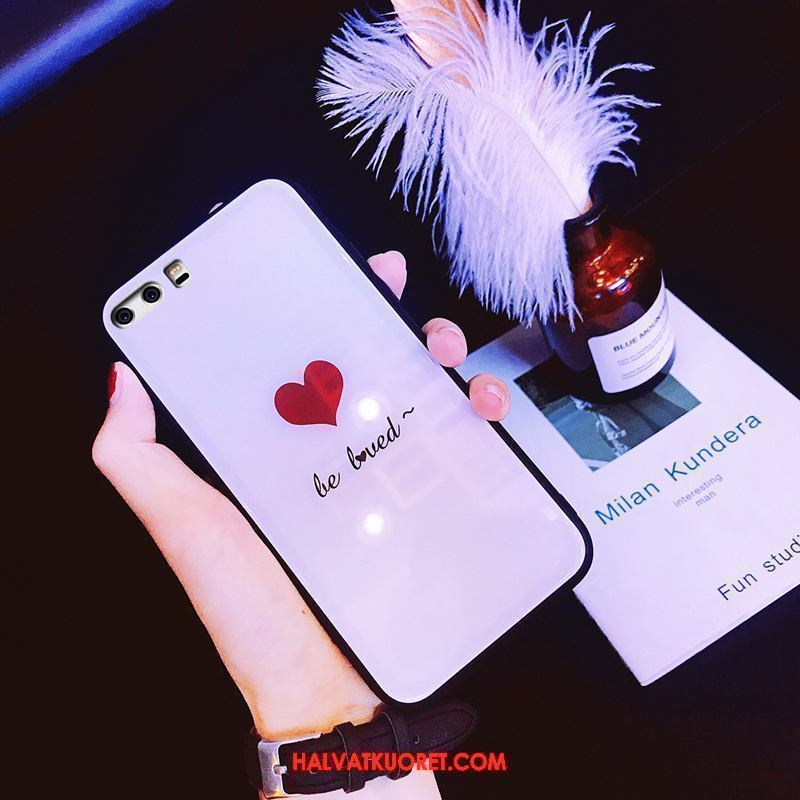 Huawei P10 Plus Kuoret Lasi Net Red Silikoni, Huawei P10 Plus Kuori Violetti Luova