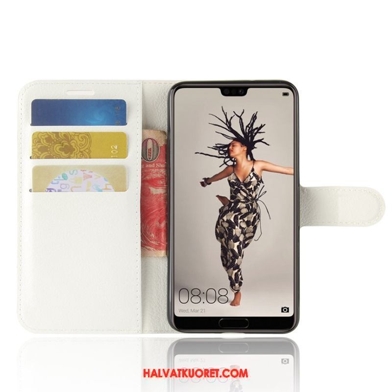 Huawei P20 Kuoret Kotelo Nahkakotelo Puhelimen, Huawei P20 Kuori Simpukka Braun