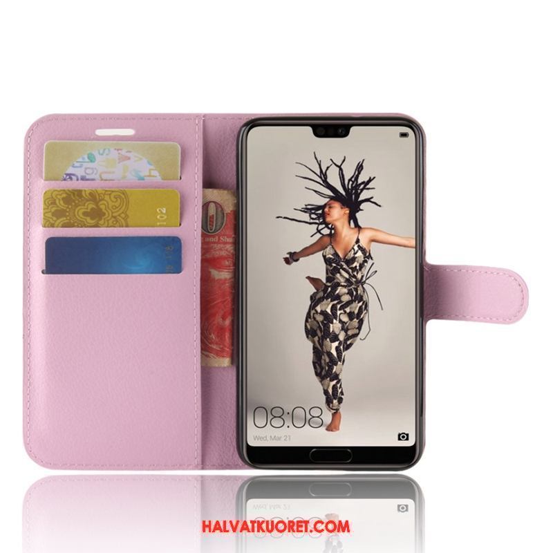 Huawei P20 Kuoret Kotelo Nahkakotelo Puhelimen, Huawei P20 Kuori Simpukka Braun