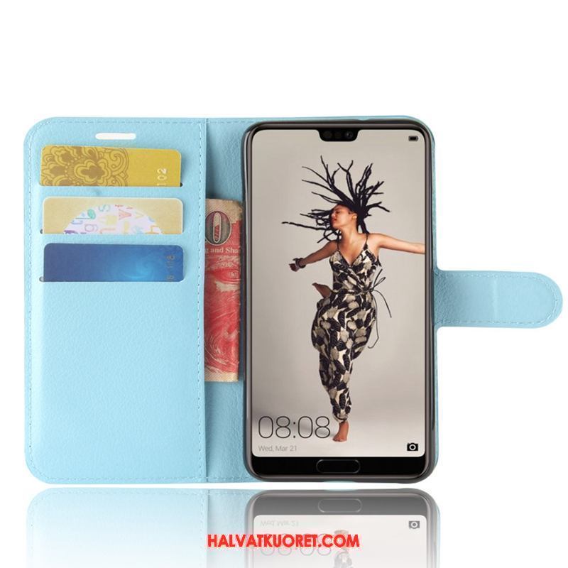 Huawei P20 Kuoret Kotelo Nahkakotelo Puhelimen, Huawei P20 Kuori Simpukka Braun