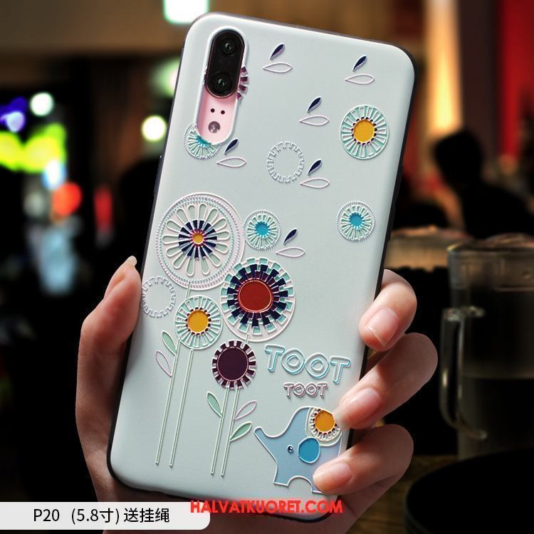 Huawei P20 Kuoret Suojaus Silikoni Puhelimen, Huawei P20 Kuori Kotelo