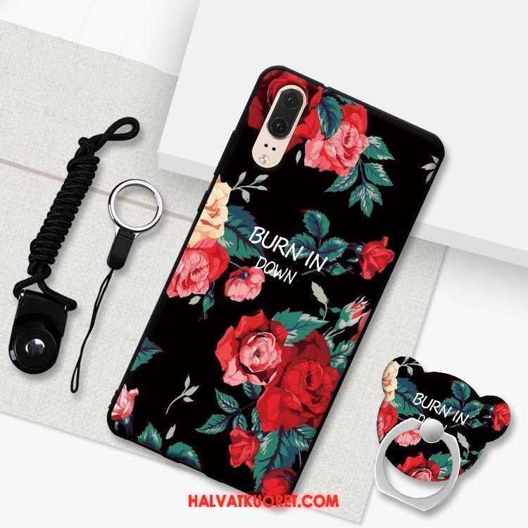 Huawei P20 Kuoret Tuki Rengas, Huawei P20 Kuori Puhelimen Valkoinen