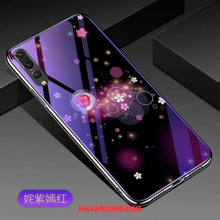 Huawei P20 Kuoret Violetti Lasi Luova, Huawei P20 Kuori Trendi