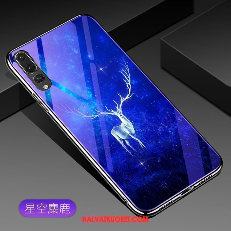 Huawei P20 Kuoret Violetti Lasi Luova, Huawei P20 Kuori Trendi