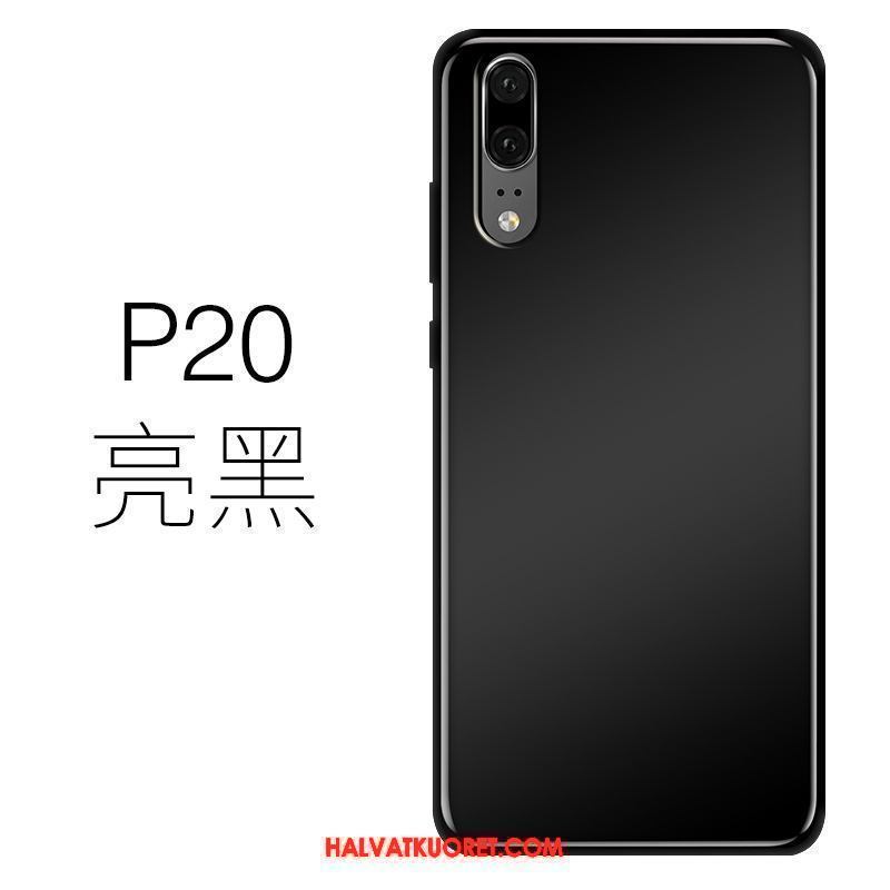 Huawei P20 Kuoret Violetti Vaalean, Huawei P20 Kuori Ohut Vihreä