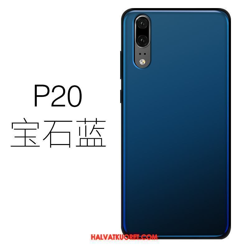 Huawei P20 Kuoret Violetti Vaalean, Huawei P20 Kuori Ohut Vihreä