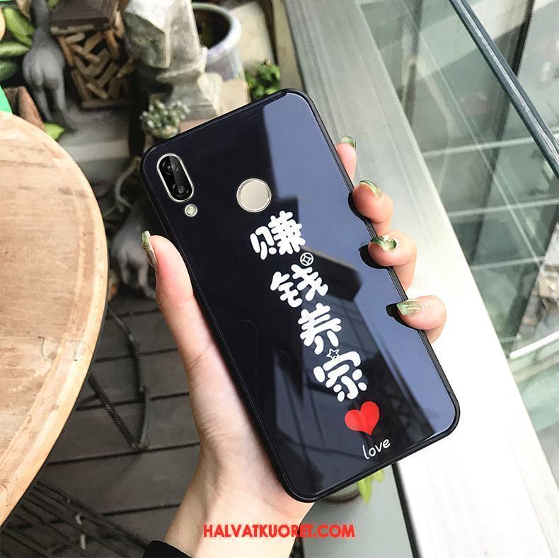 Huawei P20 Lite Kuoret Lasi Puhelimen Yksinkertainen, Huawei P20 Lite Kuori Persoonallisuus Kotelo