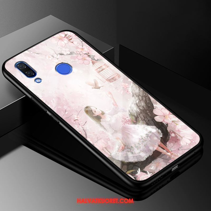 Huawei P20 Lite Kuoret Lasi Rakastunut Trendi, Huawei P20 Lite Kuori Valkoinen Kotelo