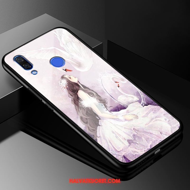 Huawei P20 Lite Kuoret Lasi Rakastunut Trendi, Huawei P20 Lite Kuori Valkoinen Kotelo