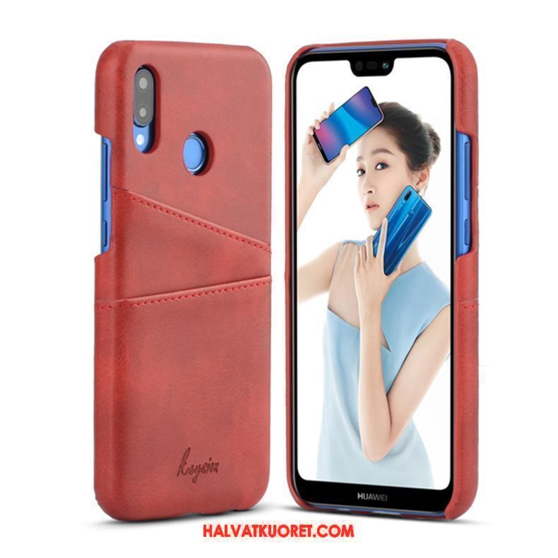 Huawei P20 Lite Kuoret Salkku Trendi Liiketoiminta, Huawei P20 Lite Kuori Keltainen Murtumaton