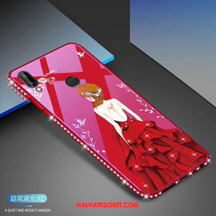 Huawei P20 Lite Kuoret Takakansi Vihreä Suojaus, Huawei P20 Lite Kuori Murtumaton Kotelo