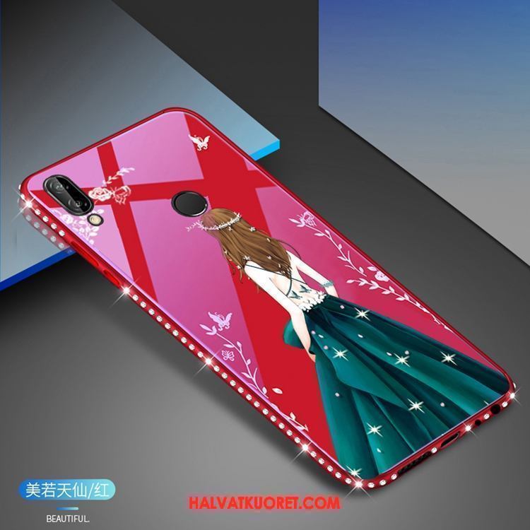 Huawei P20 Lite Kuoret Takakansi Vihreä Suojaus, Huawei P20 Lite Kuori Murtumaton Kotelo