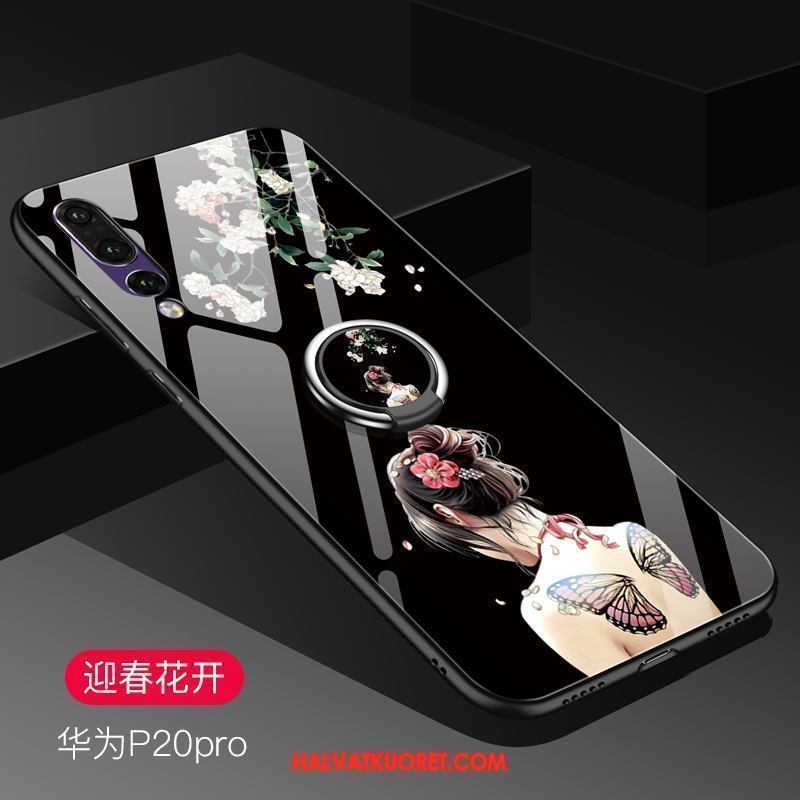 Huawei P20 Pro Kuoret All Inclusive Kotelo Magneettinen, Huawei P20 Pro Kuori Net Red Karkaisu