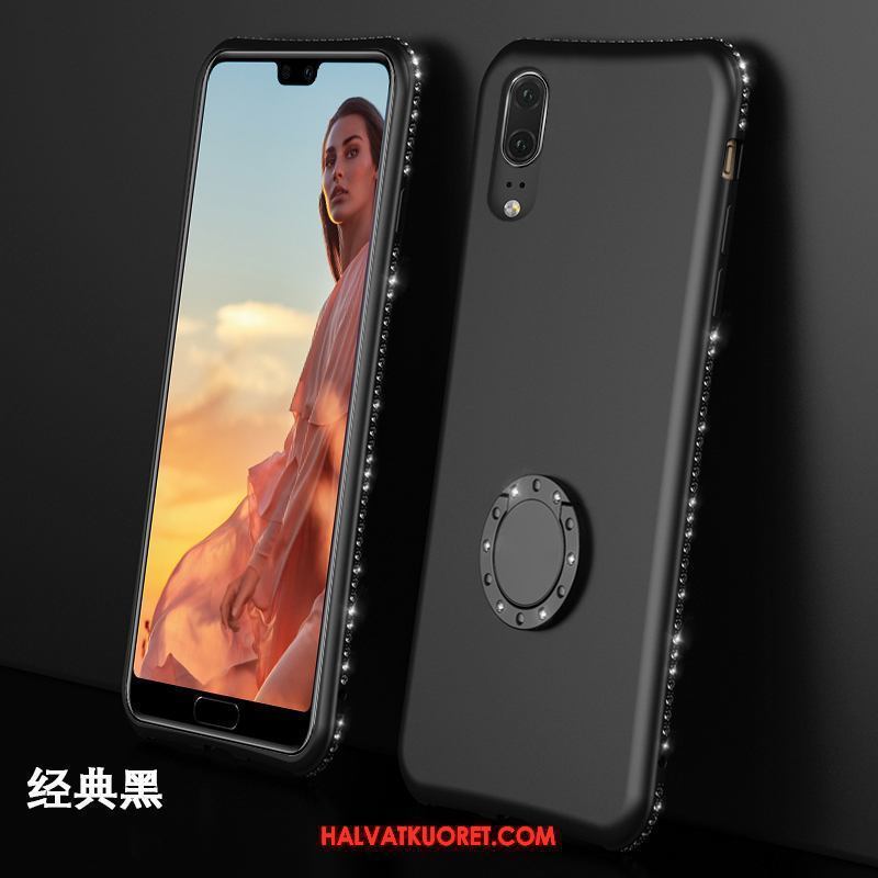 Huawei P20 Pro Kuoret Jauhe Pehmeä Neste Musta, Huawei P20 Pro Kuori Puhelimen