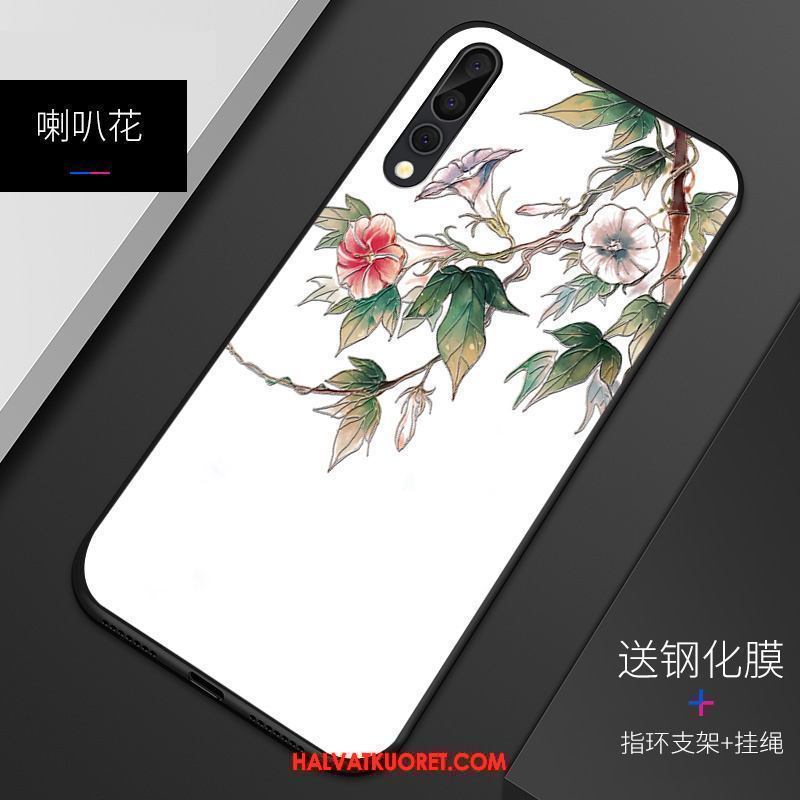 Huawei P20 Pro Kuoret Kohokuviointi Vaalean Puhelimen, Huawei P20 Pro Kuori Suojaus Pesty Suede