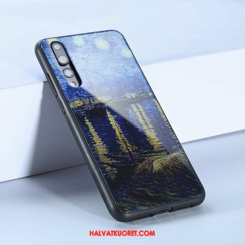 Huawei P20 Pro Kuoret Luova Kotelo Trendi, Huawei P20 Pro Kuori Sininen Puhelimen