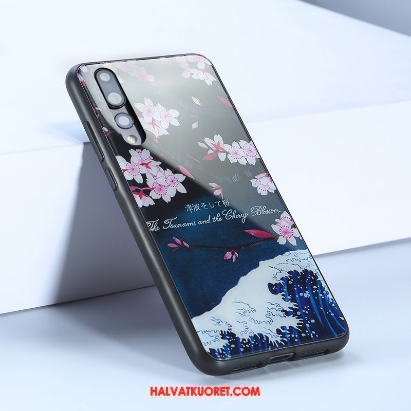 Huawei P20 Pro Kuoret Luova Kotelo Trendi, Huawei P20 Pro Kuori Sininen Puhelimen