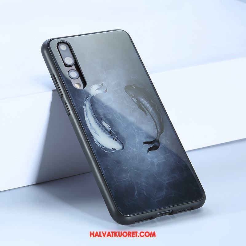 Huawei P20 Pro Kuoret Luova Kotelo Trendi, Huawei P20 Pro Kuori Sininen Puhelimen