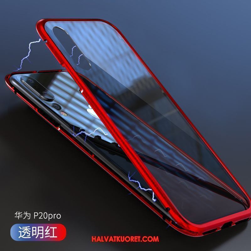 Huawei P20 Pro Kuoret Murtumaton Net Red Rakastunut, Huawei P20 Pro Kuori Metalli