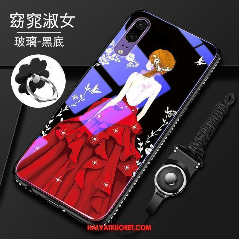 Huawei P20 Pro Kuoret Net Red Punainen, Huawei P20 Pro Kuori Lasi All Inclusive