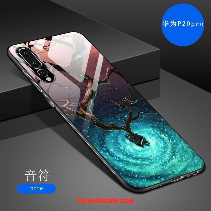 Huawei P20 Pro Kuoret Pehmeä Neste Kotelo Sininen, Huawei P20 Pro Kuori Tila Persoonallisuus